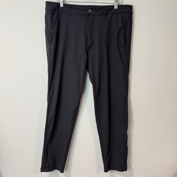 Lululemon Commission Pant Slim ABC Warpstreme Dark Grey 36 Dress Office Chino - Picture 2 of 11